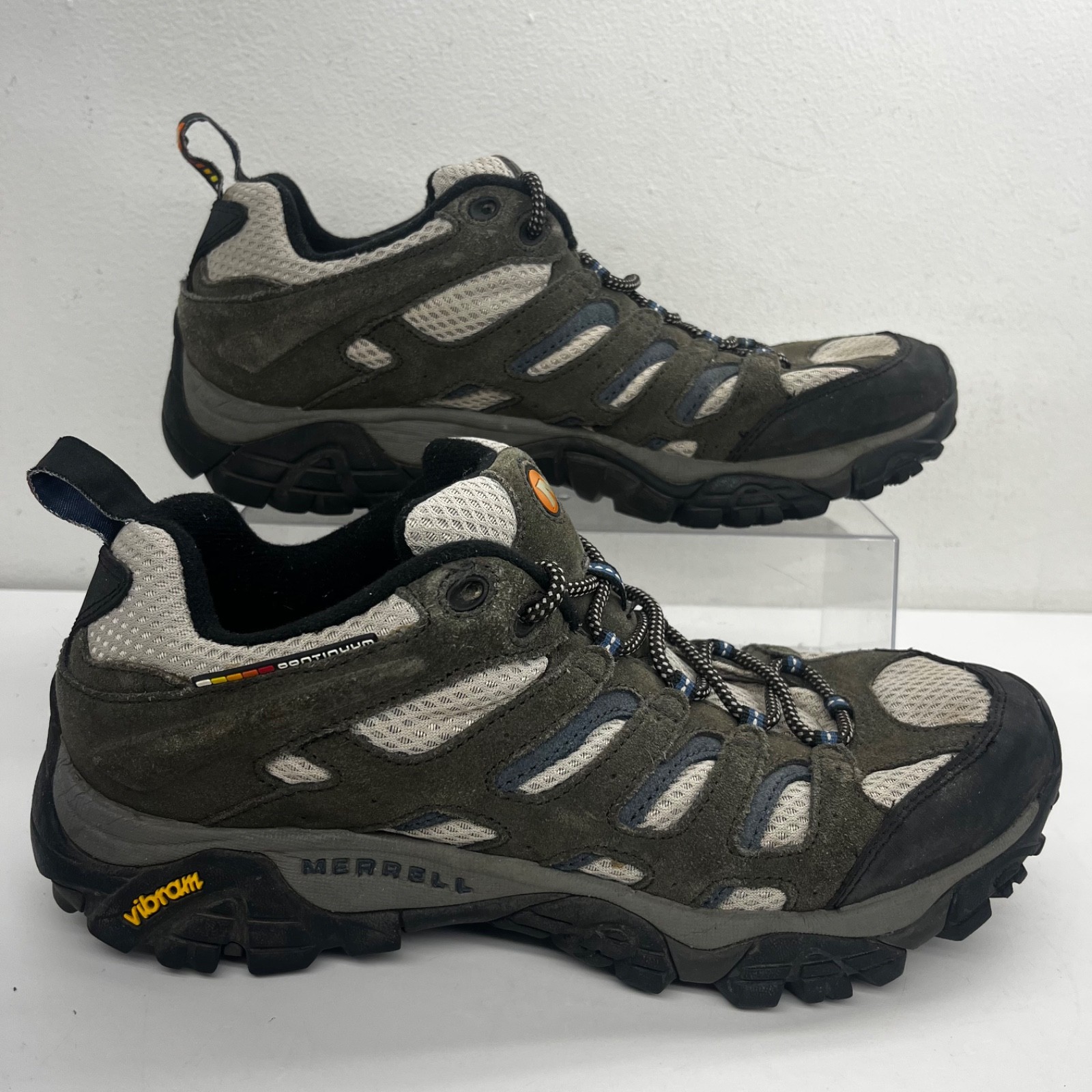 Merrell Moab Uomo Ventilatore Scarpe da Escursionismo Beluga Denim Marrone J87333 Taglia 9 5