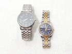 Lot of 2 Timex Men Watches Indiglo Vintage Day Date Parts or Repair