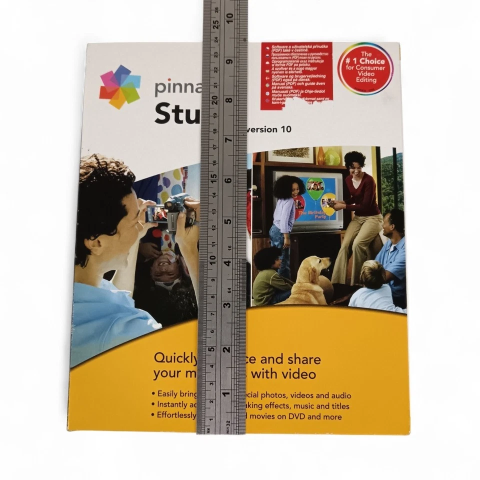 Pinnacle Studio Version 10 Video Editing Software Windows XP DVDs & Manuals Pack - Image 3 of 4