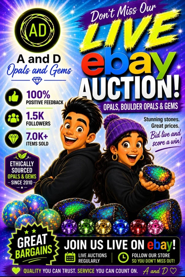 Lots of $1 Starts 🔥 Opal Auctions - Rough ✨Penny Drops 💎Gemstones & More!