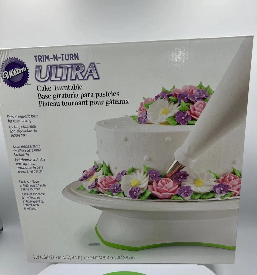 Wilton Trim-N-Turn Ultra Cake Decorating Turn Table Cake Decorating Stand - Image 2 of 4