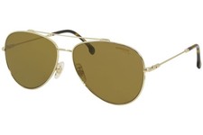Carrera 183/F/S J5GK1 Sunglasses Men's Gold/Brown Lenses Pilot 62mm