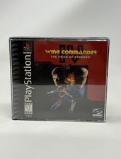 Wing Commander IV The Price of Freedom PS1 Playstation Game + Case Mint Discs