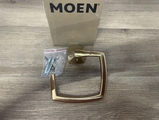 Moen YB5186BG Voss Towel Ring  - Brushed Gold - READ -