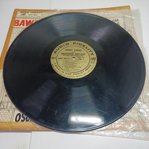 Bawdy Songs & Backroom Ballads Volume 4 OSCAR BRAND VINYL LP ALBUM 1957 AUDIO FI - Picture 3 of 5