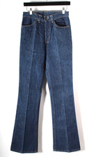 Vintage Levi's 646-0217 Mini Bellbottom Flare Jeans Size 29x36 USA Made