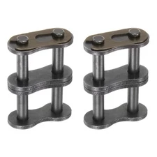 2Pcs #60-2 Double Roller Chain Connecting Links 19.05mm Pitch Chain Master Links