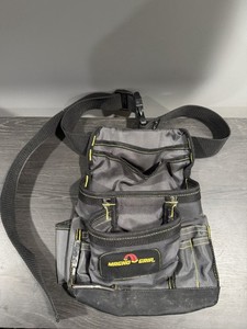 MagnoGrip Tool Belt Pouch Adjustable Quick Release Buckle Gray/Black