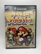 Paper Mario The Thousand-Year Door Nintendo Gamecube Complete CIB Tested