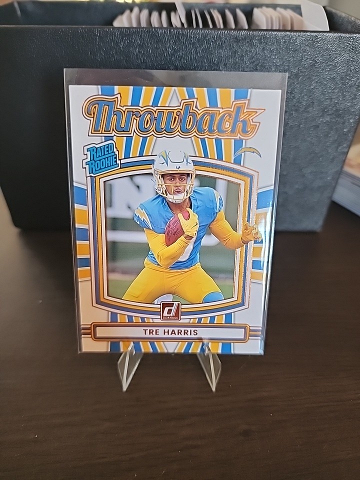2025 Panini Donruss - Throwback Rated Rookie - Tre Harris #34 (RC)
