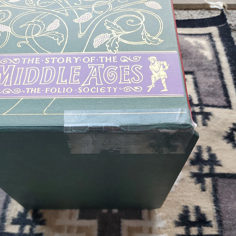 Folio Society-1998- The Story of the Middle Ages-Five Volumne Set Foto 4 de 4