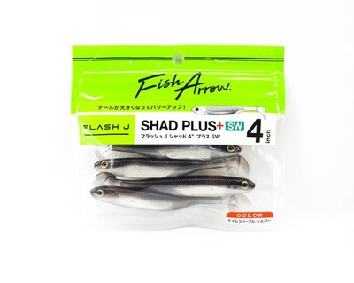 Fish Arrow Soft Bait Flash J Shad Plus SW 4 Inch 5 Pack (7461)