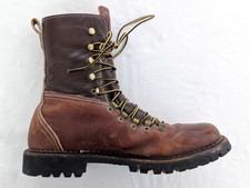 Vintage Sears Fieldmaster Insulated Work Combat Boots Leather Canvas Men 9.5D Sears Boots products for sale | eBay main image 3