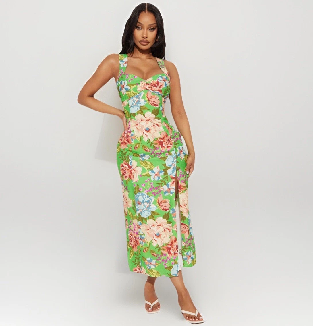 midi fashion nova dresses on sale for party Vogue Designer Original 2997 Jean Muir Flared Pullover Dress in Two Le –  Patterns Central main image 1