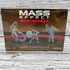 Mass Effect Resin Miniatures 32mm Priority Threats Alpha 2024 Bioware Modiphius