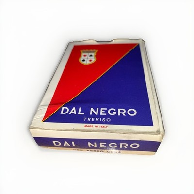 Dal Negro VTG Poker Superplastic Playing Cards Red Blue Excellent Made in Italy