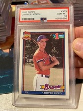 1991 Topps Chipper Jones PSA 10