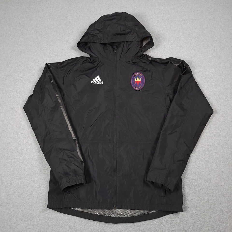 Chicago Fire FC Jacket Men Small Adidas 2020 Pre Match Training Windbreaker - Image 2 of 4