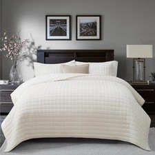 Luxury Velvet Quilt Set King Size, Lightweight Velvet Comforter Set, Oversized