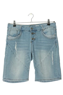 FRESH MADE Short moulant Dames Pantalon court T EU 36 bleu style mode des rues - Photo 1/4