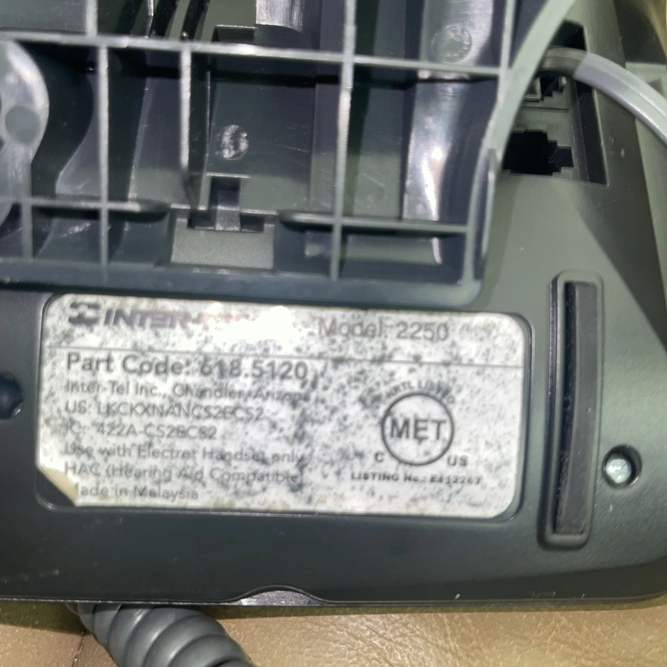 Intertel office phones 6 available Preowned very good condition  - Image 2 of 4