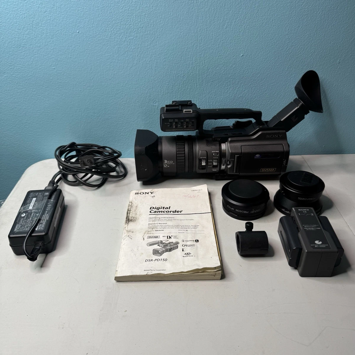 SONY DSR-PD150 ワイコン 充電器セット Preços baixos em Sony pd150 | eBay