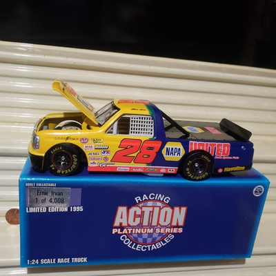 #ad #ad Action 1 24 #28 ERNIE IRVAN NAPA 1995 Super Truck New in C9 Mint Box $44.95