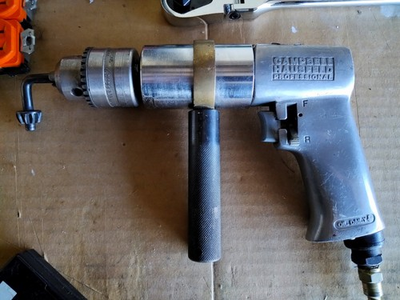 #ad Campbell Hausfeld Professional 1 2#x27;#x27; Reversible Air Drill PL1546 $24.00