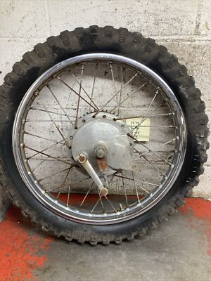 1974 Yamaha Dt125 Dt 125 Rear Wheel Brakes Axle