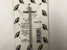 Hammer Head HH52-4B 48" 1500 Watt Base Loaded 4' CB Antenna Stainless Steel Whip