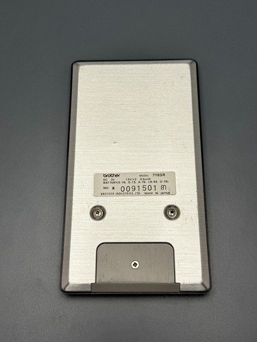 Brother 718SR - Taschenrechner - Schule - Studium - Calculator - Retro - Bild 13 von 13