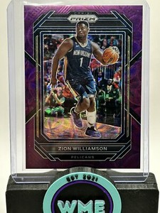 2022-23 Panini Prizm Choice Purple Prizm #214 Zion Williamson 05/20