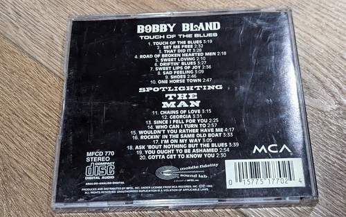 Bobby Bland – Touch Of The Blues & Spotlighting The Man (CD) Original Master Rc - Foto 5 di 5