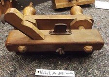 Hobel, antik, Werkzeug Nr. 100, Nuthobel, Holzgewinde, gemarkt