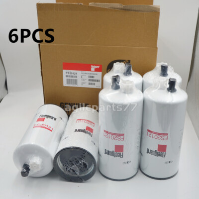 Fleetguard FS20121 Fuel Water Separator Filter For Cummins L9 B6.7 5521648 6PCS