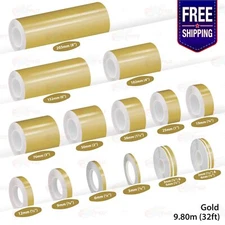 GOLD PIN STRIPE Car Model Motorcycle Decal Line Adhesive TAPE Vinyl Sticker