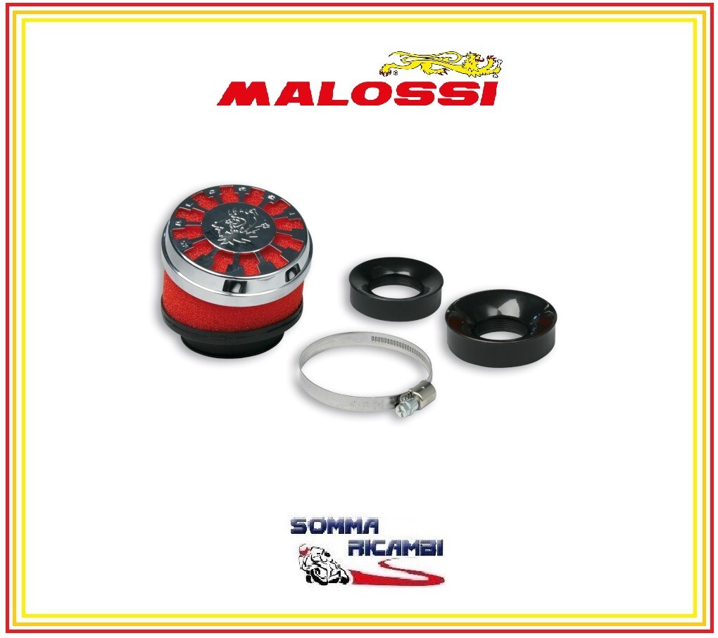 MALOSSI 0411505 FILTRO ARIA RED FILTER E13 Ø60 CARBURATORE. DELL'ORTO PHBL 24