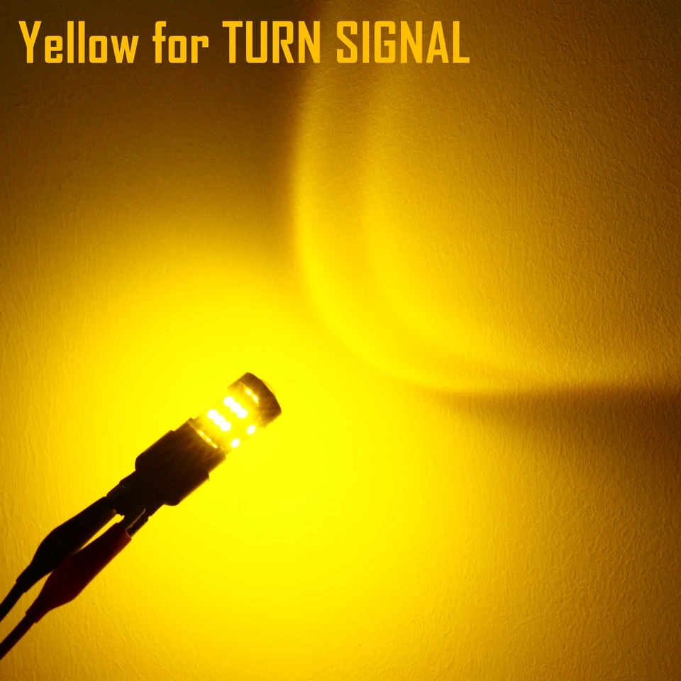 Alla Lighting LED 3157 Switchback Flashback Yellow Turn Signal White DRL Color - Image 4 of 4