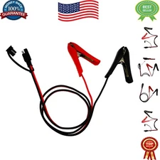 Tangle-Free 3.2FT Alligator Clips and SAE Connector for Safe Charging Solutions