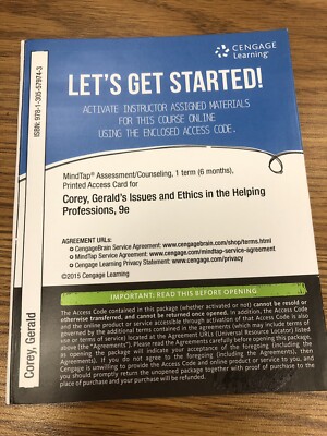 Issues and Ethics in the Helping Professions 9e Printed Access Card MindTap
