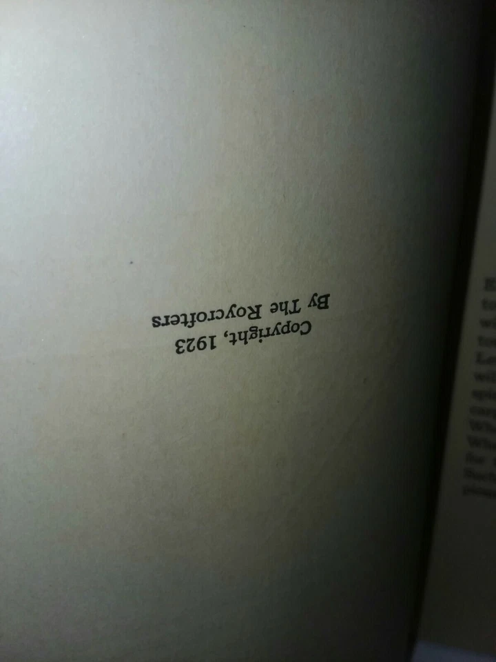 Elbert Hubbard's Scrap Book The Roycrafters NY 1923 upside down copyright  - Image 4 of 4