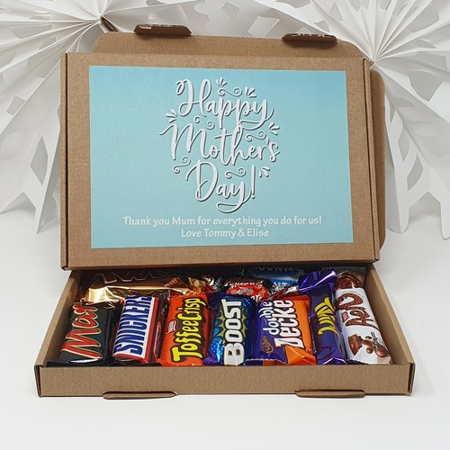 Caja de regalo personalizada para el Día de la Madre cesta galletas abrazo en caja té dulce - Imagen 7 de 19