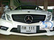 Mercedes Benz W207 E350 E550 COUPE Grille Grill MATT BLACK AMG 2pcs 2010 2012