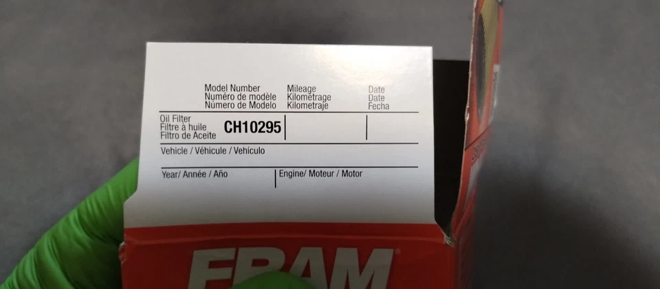 Filtros de aceite de motor FRAM CH10295 marco protector adicional Foto 4 de 4