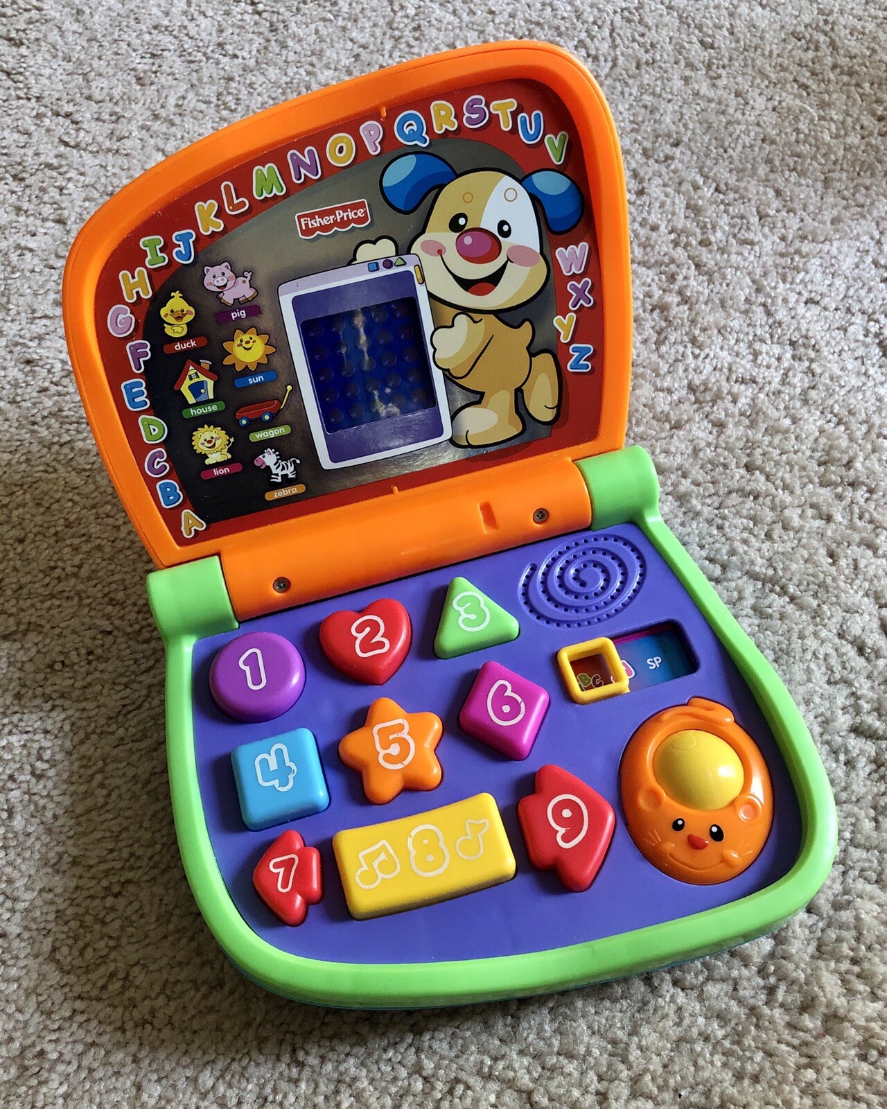 fisher price laptop toy