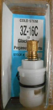 Lot of 2 Danco Cold Stems 3Z-16C for Glacier Bay and Pegasus Faucets 10324