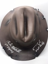 Charles Belardinelli & Jim Doyle FREDDY KRUEGER Nightmare HAT Autograph JSA COA