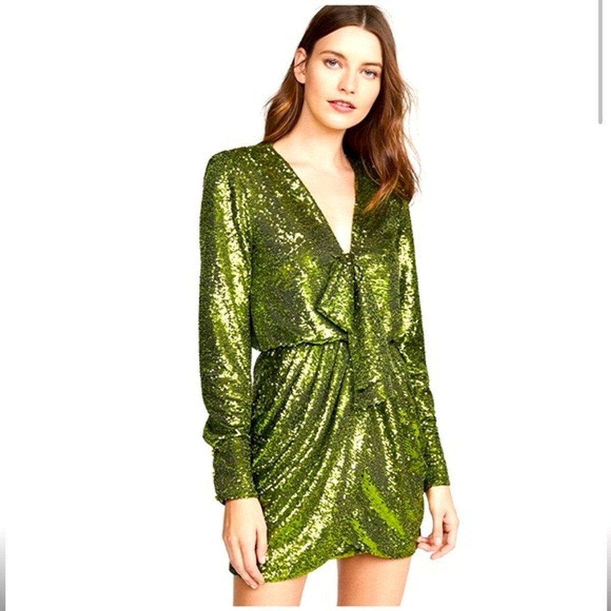 Cinq a Sept Skylar Sequin Dress Peridot 4 Cinq a Sept Skylar Sequin Dress Peridot 4