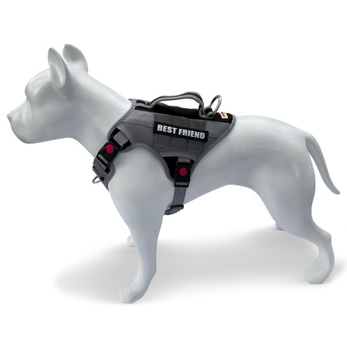 ALBCORP Tactical Hundeweste Geschirr - No-Pull Service Hundeweste - für Training - Bild 27 von 57