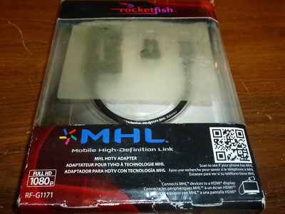 New Rocketfish RF-G1171 MHL(Mobile High-Definition Link) HDTV Adapter - 1080P